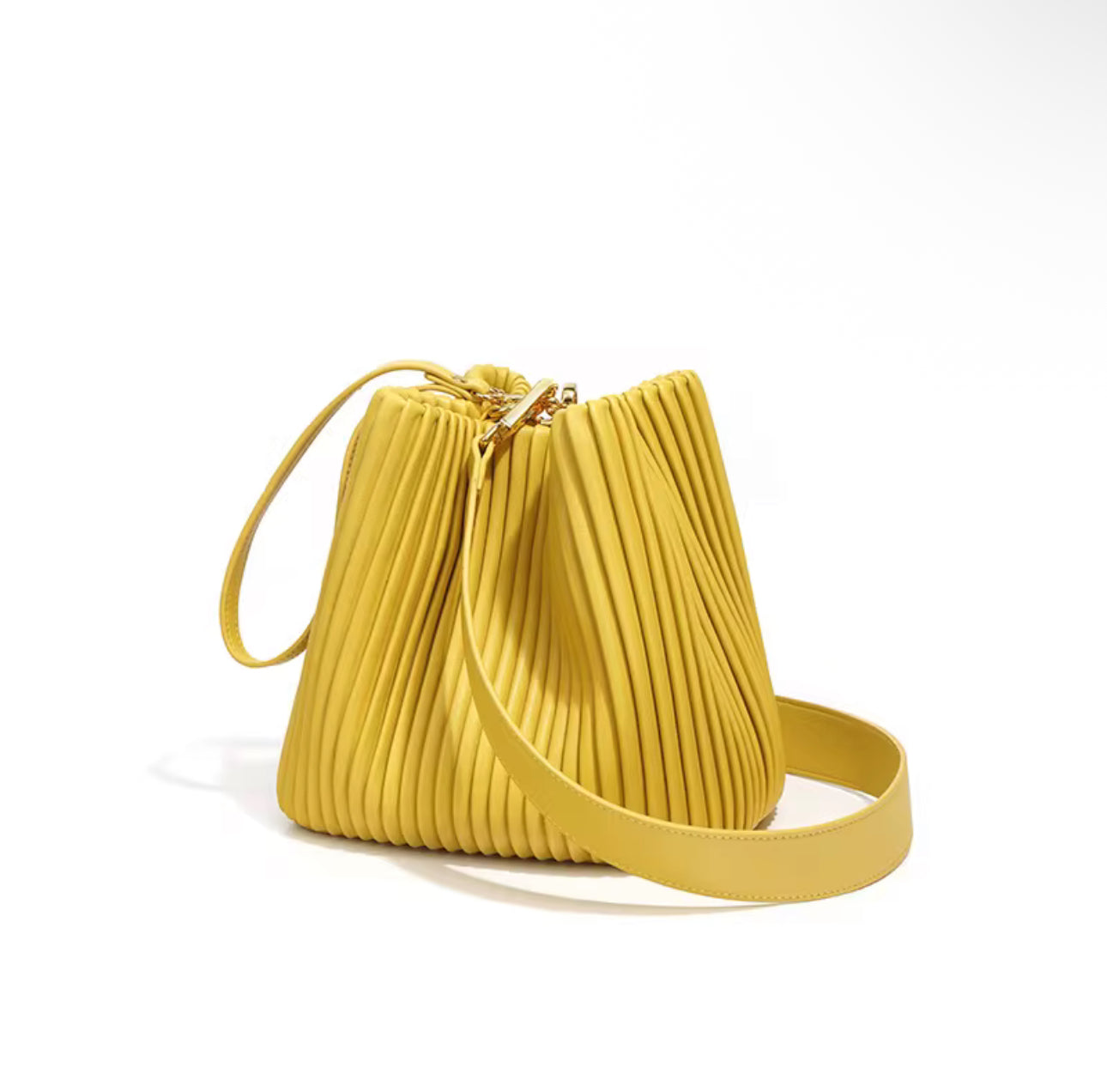 Plissé Charm Bag