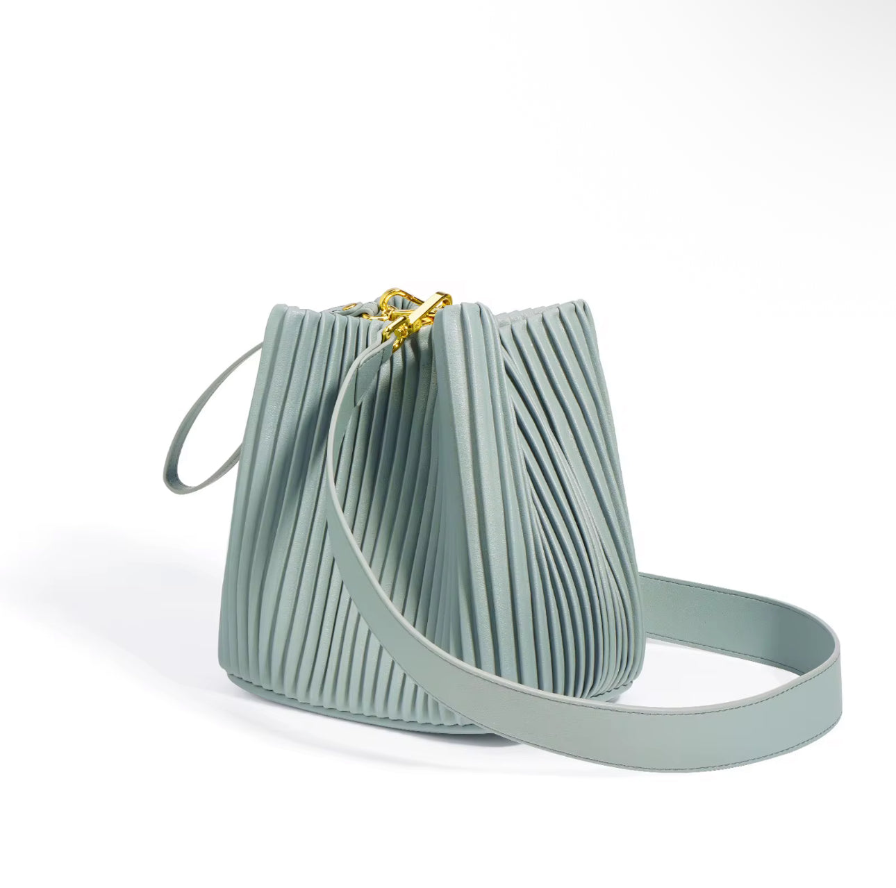 Plissé Charm Bag