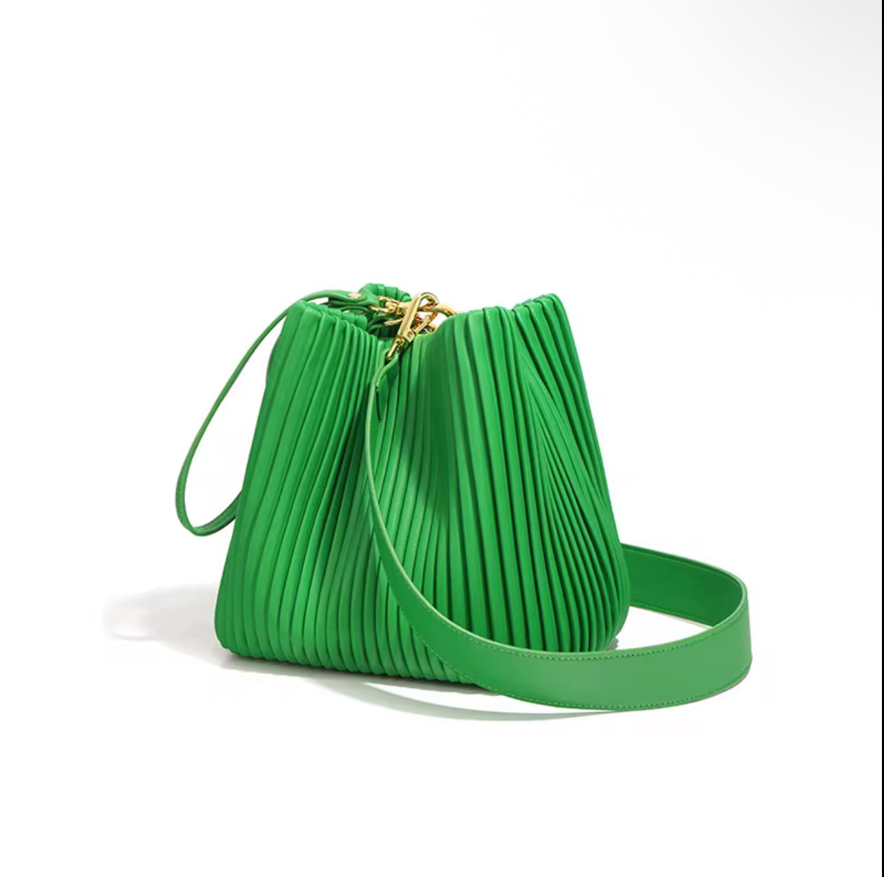Plissé Charm Bag