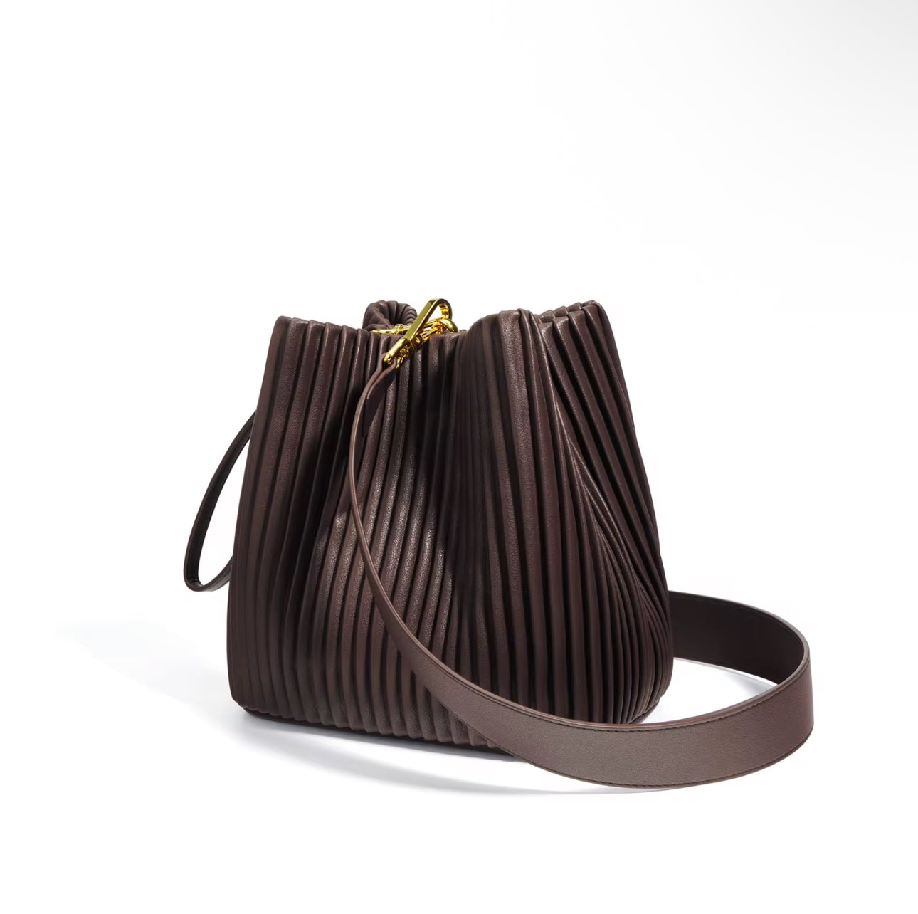 Plissé Charm Bag