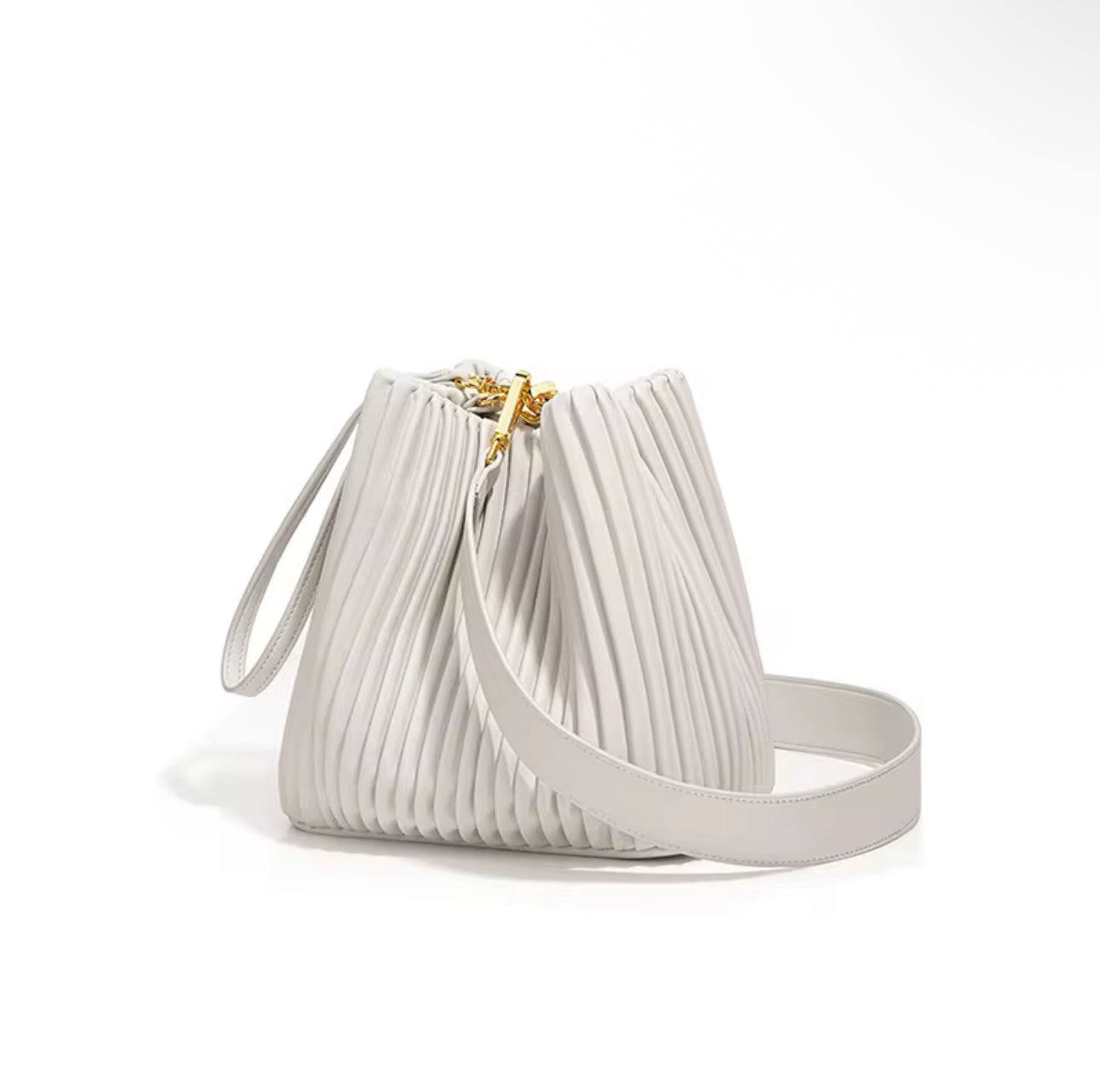 Plissé Charm Bag